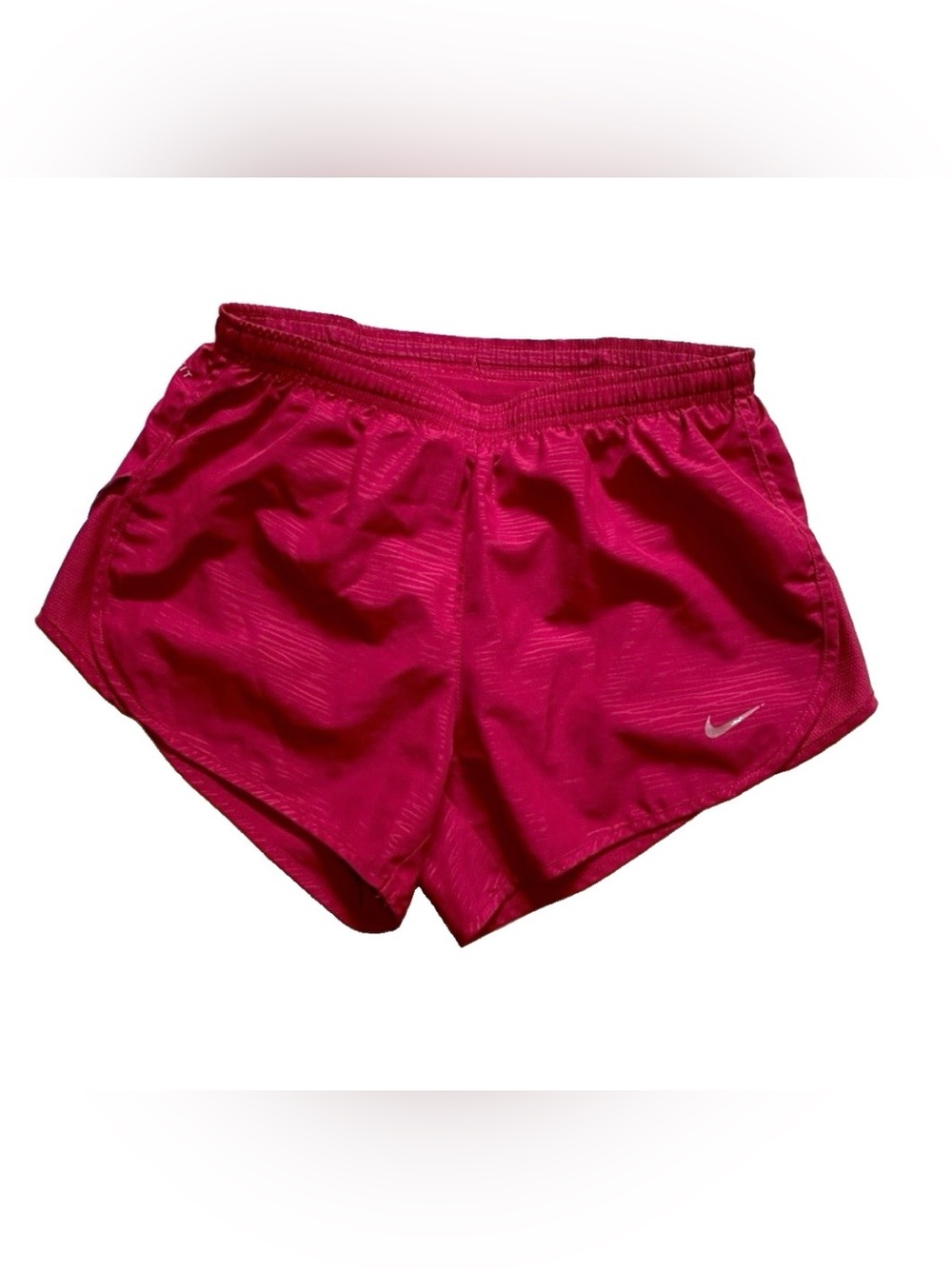 Nike Dri Fit Lined Running Shorts Crimson XS EUC